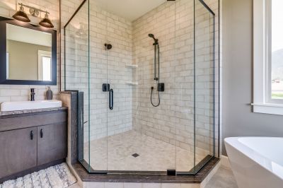 Frameless Glass Shower Panel
